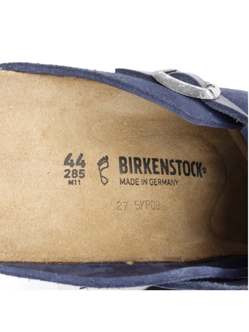 NEW Men's Birkenstock Boston BS Suede Clogs 1030658 New Navy